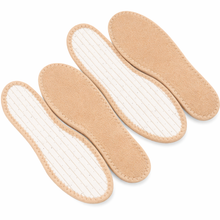 Load image into Gallery viewer, Happystep Cotton Terry Cloth Insoles, Barefoot Shoe Inserts, Sweat Absorption, Odor Control, Moisture-Wicking, Washable, Zero Drop (2 Pairs)