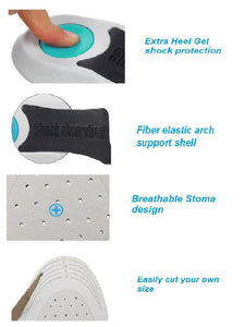 Walking Insole, Ball of Foot Cushion and Heel Cushion Insole