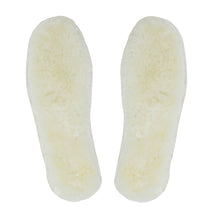 Load image into Gallery viewer, Happystep Genuine Sheepskin Insoles - Premium Lambswool and Sheepskin Top Layer, Felt Bottom for Ultimate Warmth, Comfort and Cushioning (Women 7)
