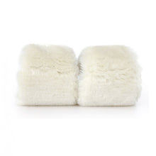 Load image into Gallery viewer, Happystep Genuine Sheepskin Insoles - Premium Lambswool and Sheepskin Top Layer, Felt Bottom for Ultimate Warmth, Comfort and Cushioning (Women 7)
