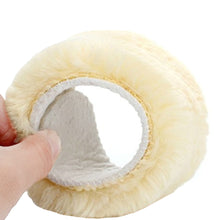 Load image into Gallery viewer, Happystep Genuine Sheepskin Insoles - Premium Lambswool and Sheepskin Top Layer, Felt Bottom for Ultimate Warmth, Comfort and Cushioning (Women 7)
