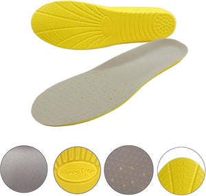 Happystep Memory Foam Insoles with Arch Support, Cushioning, and Shock Absorption - Relieve Plantar Fasciitis and Foot Pain, Insoles for Men & Women