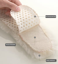 Load image into Gallery viewer, Lambswool Sheepskin Honeycomb Insoles
